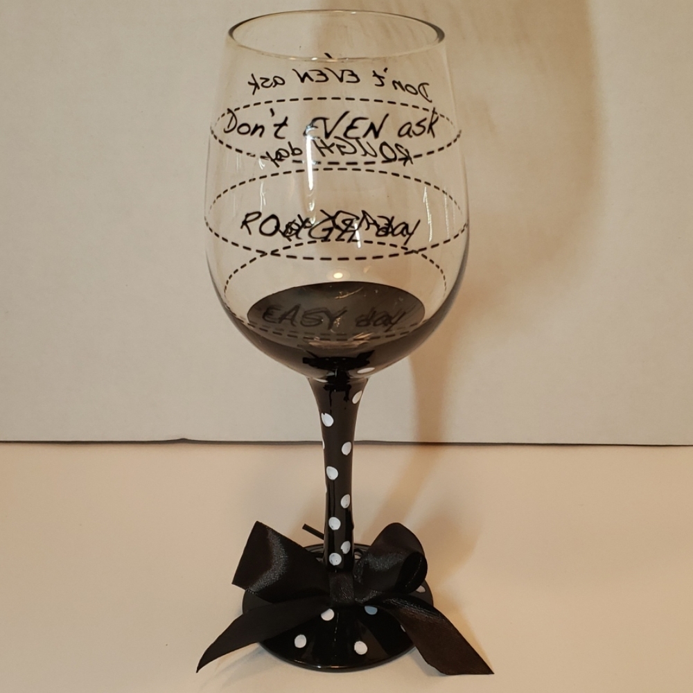 Wine Glass painted